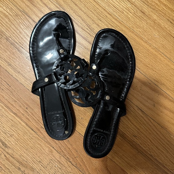 Tory Burch Miller patent sandal size 8 black - Picture 2 of 7